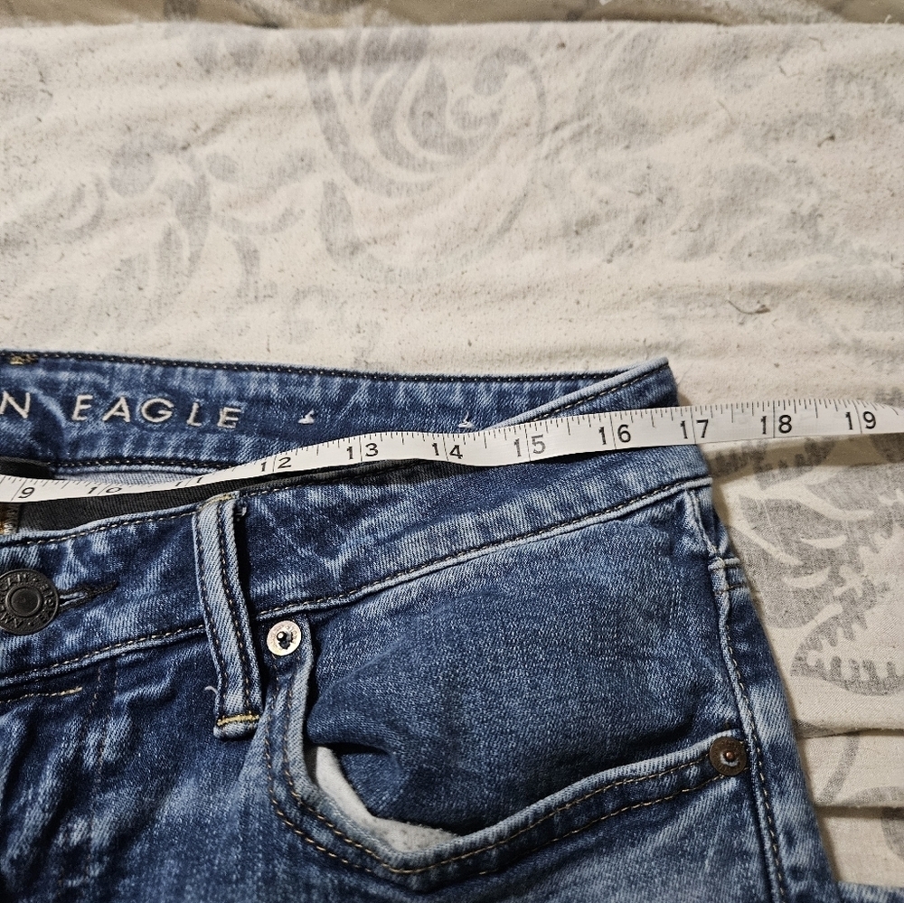Men's American Eagle Distressed Cozy Airflex Straight Leg Jeans! - Picture 6 of 7